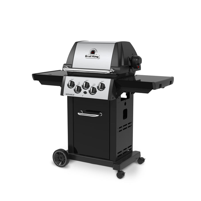 Broil King Monarch™ 390 Natural Gas Grill with Side Burner & Rear Rotisserie Burner - 834287