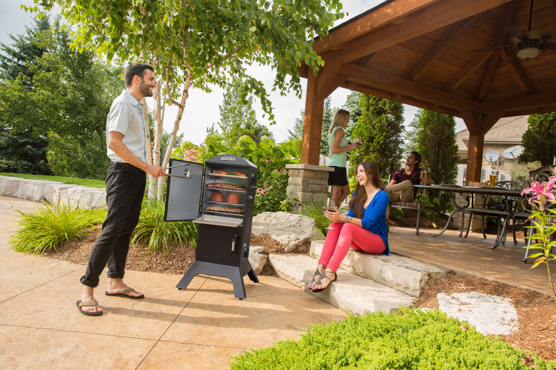 Broil King Vertical Charcoal Cabinet Smoker in Black Grill