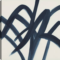 Blue Abstract I Canvas Wall Art – 24