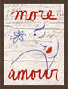 More Amour Framed Linen Finish Art – 27" x 35" | Œuvre d’art encadrée au fini lin « More Amour » - 27 po x 35 po
