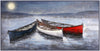Boats Framed Acrylic Art – 31\" x 61\"