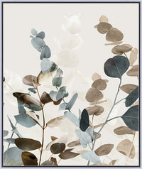 Leaves Framed Canvas Art - 21