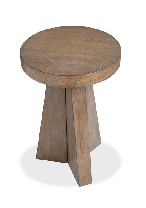 Buckley 16\" Modern Wood Accent Table - Spiced Brown