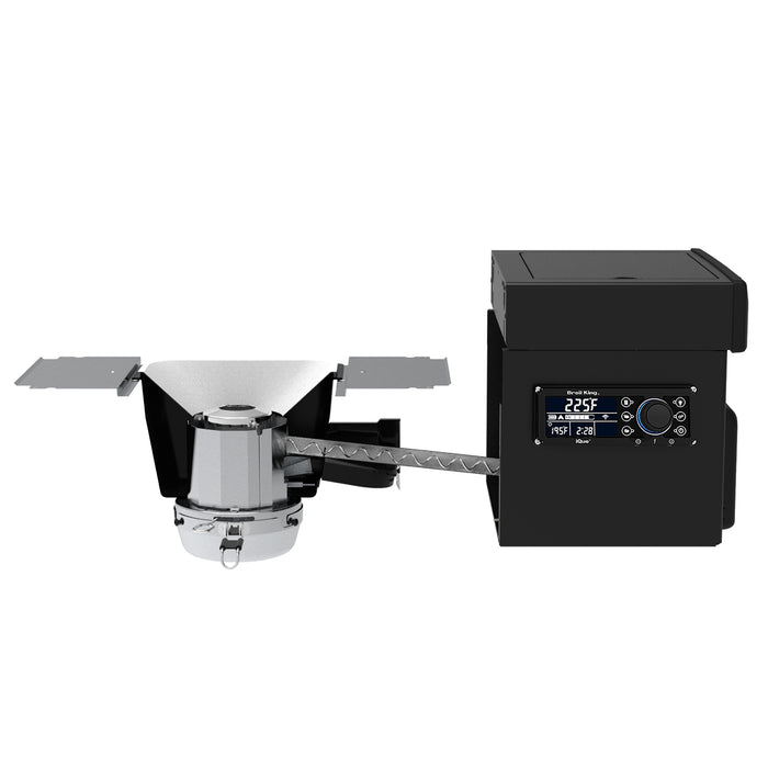 Broil King Baron 5-Burner Pellet Module Conversion Kit in Black Grill
