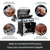 Broil King Baron S 490 Pro IR 4-Burner 40,000-BTU Propane Gas BBQ - 677344 Grill | Broil King Baron S 490 Pro IR 4-bruleurs 40 000 BTU Barbecue a gaz propane - 677344
