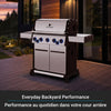 Broil King Baron S 490 Pro IR 4-Burner 40,000-BTU Propane Gas BBQ - 677344 Grill | Broil King Baron S 490 Pro IR 4-bruleurs 40 000 BTU Barbecue a gaz propane - 677344