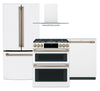 Café 4-Piece Kitchen Appliance Package – Matte White 