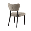 Kort & Co. Capri Dining Chair, Polyester Fabric, Metal – Taupe | Chaise de salle à manger Capri de Kort & Co. en tissu de polyester et en métal - taupe