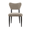 Kort & Co. Capri Dining Chair, Polyester Fabric, Metal – Taupe | Chaise de salle à manger Capri de Kort & Co. en tissu de polyester et en métal - taupe