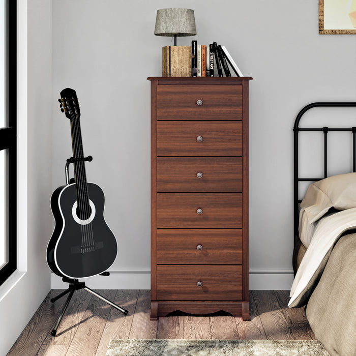 Monterey Tall 6-Drawer Chest - Cherry