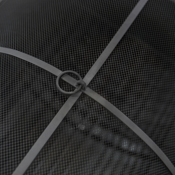 Deko Living 35\" Barrel Wood Burner Firepit 