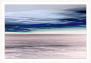 Sea II Framed Artwork Raised Under Glass With Mat - 26
