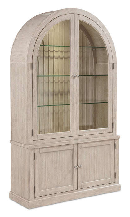 Corsa 47.5” Curio Cabinet – Light Grey Oak 