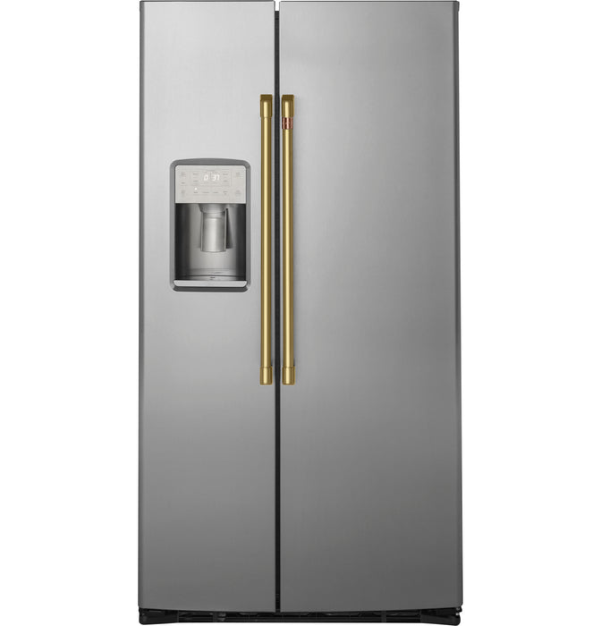 Café Brushed Brass Refrigerator Handle Kit - CXMS2H2PNCG