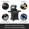 Broil King Crown 310 Shadow 4-Burner 32,000-BTU Propane Gas BBQ - 864054 Grill | Broil King Crown 310 Shadow 4-bruleurs 32 000 BTU Barbecue a gaz propane - 864054