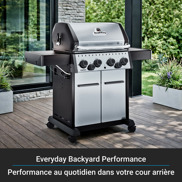 Broil King Crown S 490 4-Burner 40,000-BTU Natural Gas BBQ - 865387 Grill