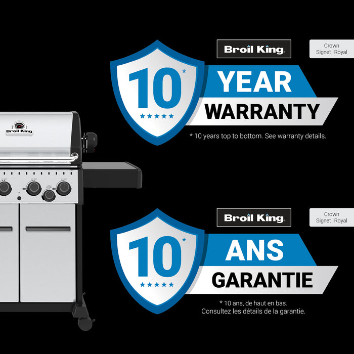 Broil King Crown S 490 4-Burner 40,000-BTU Natural Gas BBQ - 865387 Grill