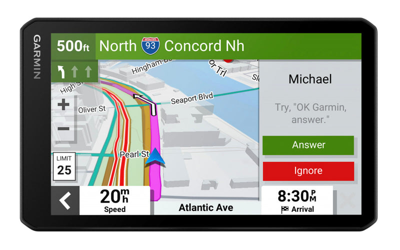 Garmin Drivecam™ 76 Gps Navigator - Daily Commute W/ 7\" Display, Built-in Dash Cam & Voice Commands