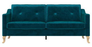 Mr. Kate Tess Velvet Sofa - Green