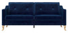 Mr. Kate Tess Velvet Sofa - Blue