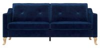 Mr. Kate Tess Velvet Sofa - Blue