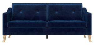 Mr. Kate Tess Velvet Sofa - Blue