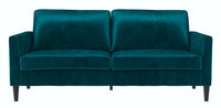 Mr. Kate Winston Velvet Sofa with Pocket Coils - Green