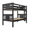 DHP Flynn Twin Size Bunk Bed - Black