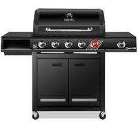 Dyna-Glo 660 75,000 BTU 5 Burner Gas Grill and Grill Mate Premium BBQ Cover 