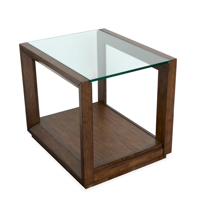 Drover 22\" End Table with Storage - Cinnamon 