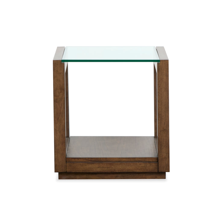 Drover 22\" End Table with Storage - Cinnamon 