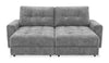 Scott Living Elevate Modular 82" Chenille Fabric Loveseat with Power Sliding - Grey | Causeuse modulaire Elevate de Scott Living de 82 po en tissu en chenille avec coulissement électrique - gris