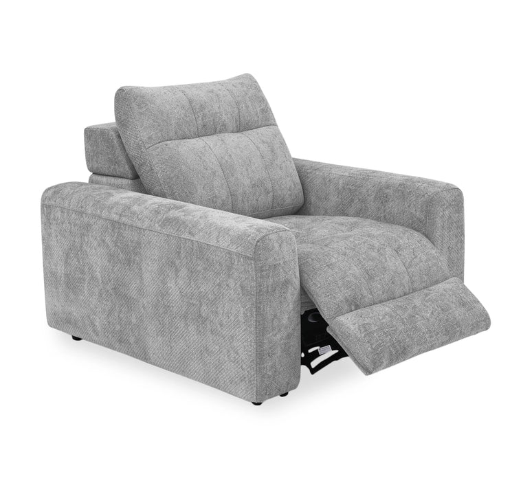 Scott Living Elevate 42\" Chenille Fabric Power Reclining Chair - Grey