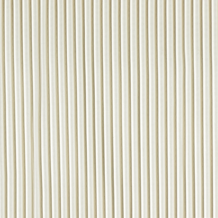 Manhattan Comfort Modern Anderson End Table 1.0 Upholstered Leatherette with Gold Tabletop - Cream