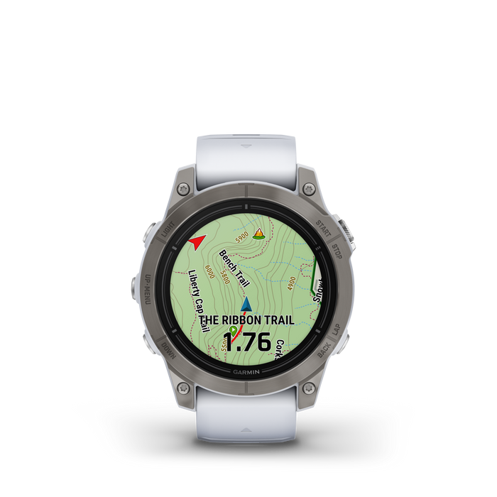 Garmin Epix™ Pro Gps Smartwatch - Health Tracking With Amoled Display, 47mm - Titanium/orange