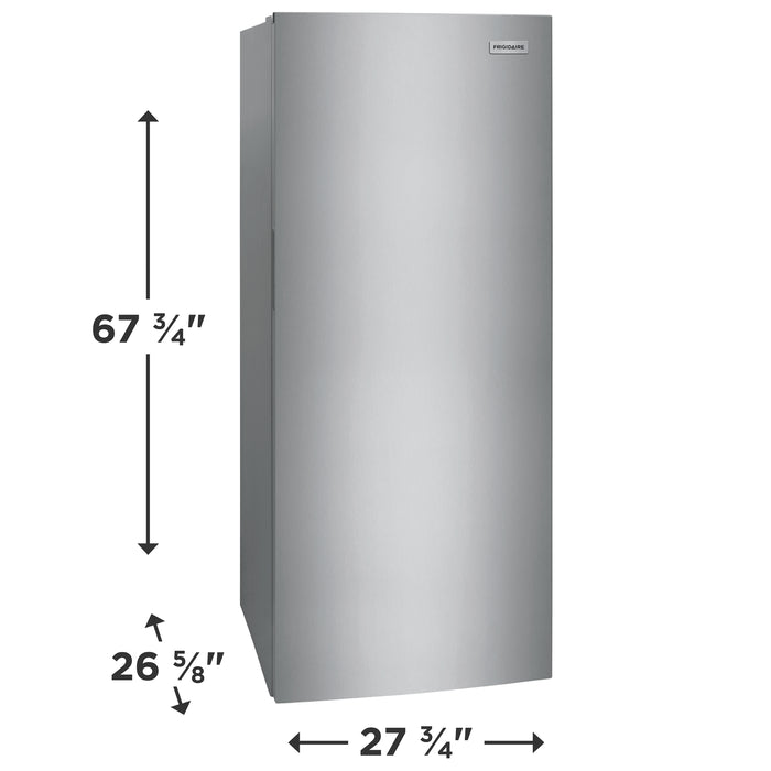 Frigidaire 16 Cu. Ft. Garage Ready Upright Freezer - Stainless Steel - FFUE1626AV