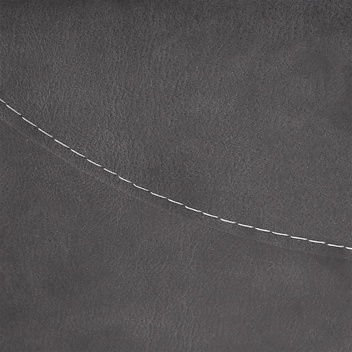 Floy 5-Piece Faux Suede Power Reclining Sectional with Power Headrests and USB Port - Grey