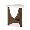 Frampton 22.63\" End Table with Marble Veneer Top - Coffee 