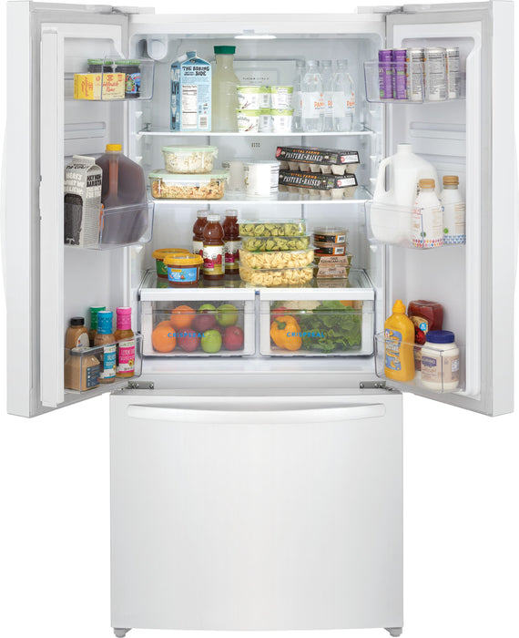 Frigidaire 18 Cu. Ft. Counter-Depth French Door Refrigerator - White - FRFG1723AW