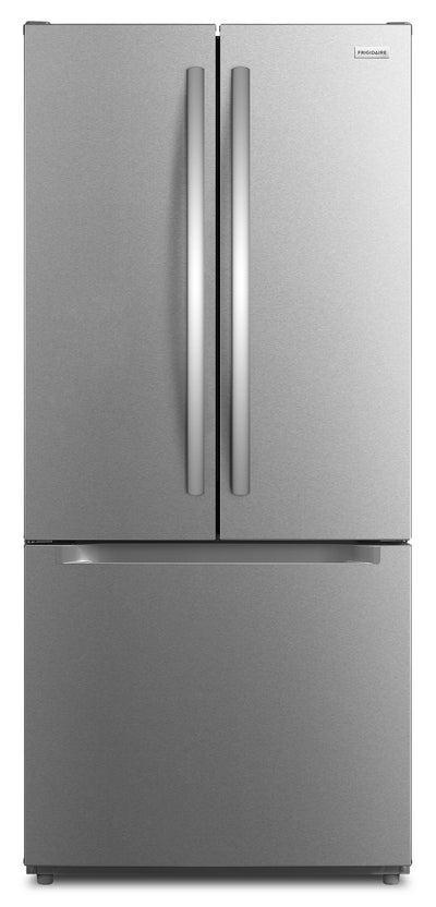 Frigidaire 29.5” 19 Cu. Ft. French Door Refrigerator - Smudge-Proof® Stainless Steel - FRFN1801AF | Réfrigérateur Frigidaire de 19 pi3 et de 29,5 po portes françaises - acier inoxydable Smudge-ProofMD - FRFN1801AF