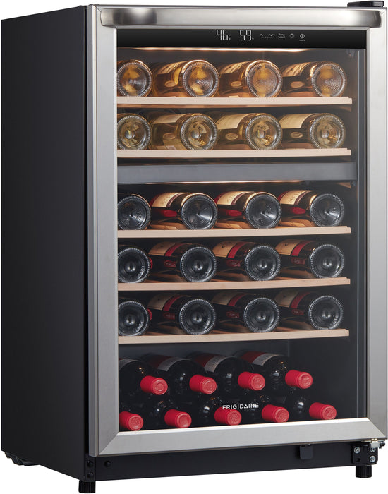 Frigidaire 45 Bottle Two-Zone Wine Cooler - Stainless Steel -  FRWE4626AS