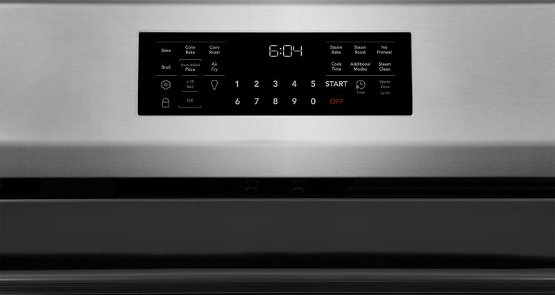Frigidaire Gallery 5.3 Cu. Ft. Electric Range with Stone-Baked Pizza – Smudge-Proof® Stainless Steel - GCREC070BF