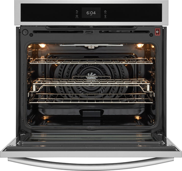 Frigidaire Gallery 30\" Single Electric Wall Oven with Stone-Baked Pizza - Stainless Steel - GCWS3070AF