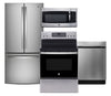 GE 4-Piece Kitchen Appliance Package – Stainless Steel 
