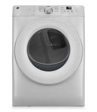 GE 7.8 Cu. Ft. Electric Dryer with Sanitize Cycle – White - GFD35ESMYWW 