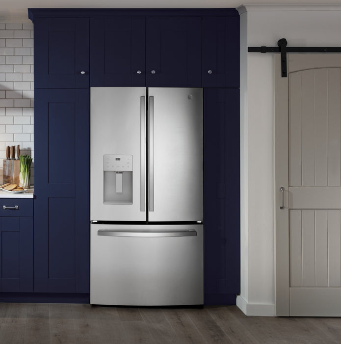 GE 36\" 25.6 Cu. Ft. French-Door Refrigerator - Stainless - GFE26JYMFS