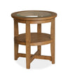 Golding 22\" End Table with Storage  - Honey Brown