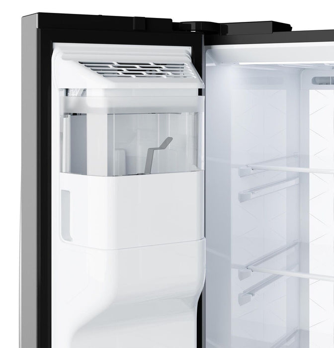 GE 27.7 Cu. Ft. Side-By-Side Refrigerator - Fingerprint Resistant Stainless - GSS28PYYFS 