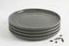 Gaia Stoneware Dinner Plates, Set of 4 (10.5-Inch) | Gaia Assiettes Principales en Gres, Ensemble de 4 (26.5 cm)