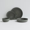 Gaia Stoneware Dinner Plates, Set of 4 (10.5-Inch) | Gaia Assiettes Principales en Gres, Ensemble de 4 (26.5 cm)